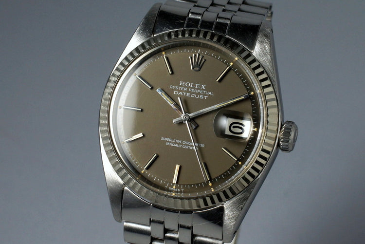 1972 Rolex DateJust 1601 with Matte Gray Dial