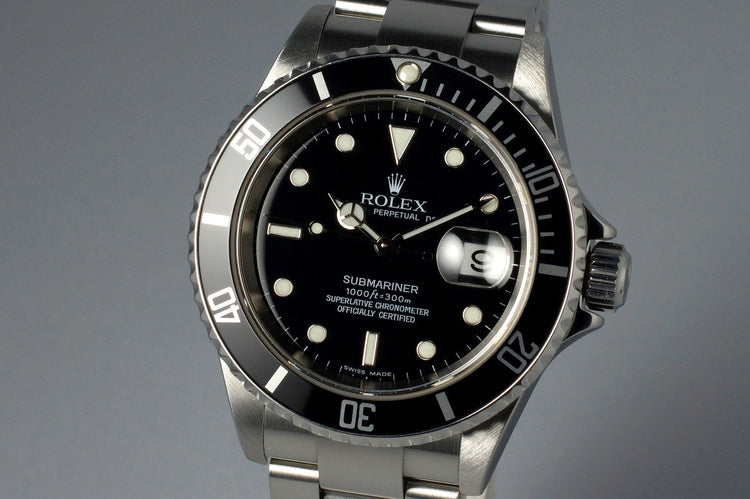 2006 Rolex Submariner 16610