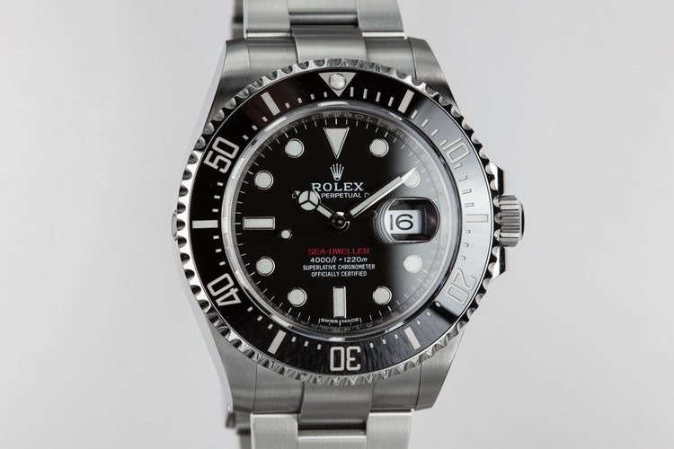 2018 Rolex Ceramic Sea-Dweller 126600 with Box and Papers