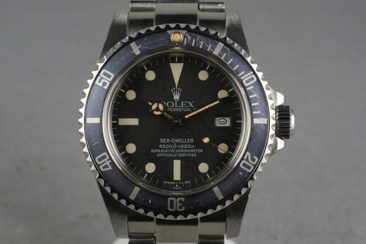 1984 Rolex Sea Dweller 16660 with Service Papers