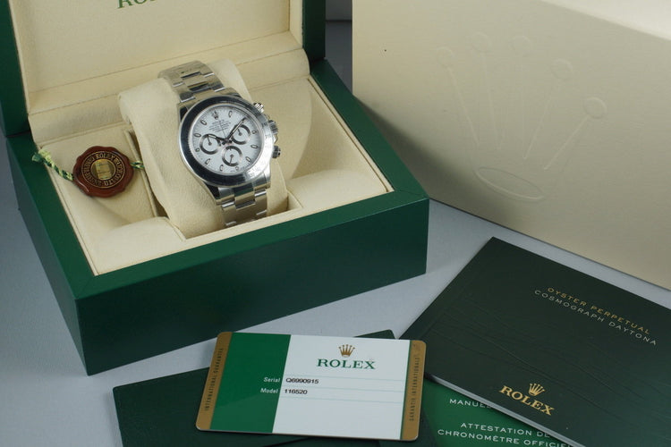 2015 Rolex Daytona 116520 with Box and Papers MINT with Stickers