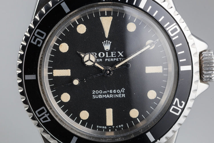 1967 Rolex Submariner 5513 Meters First Dial