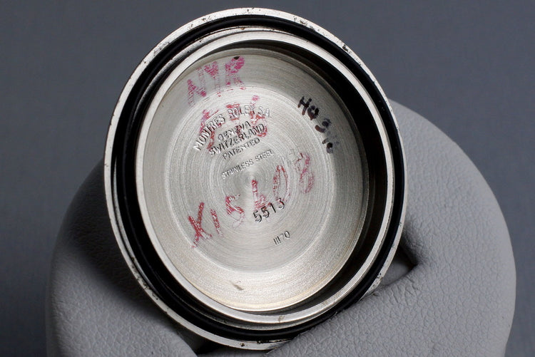 1970 Rolex Submariner 5513 Serif Dial