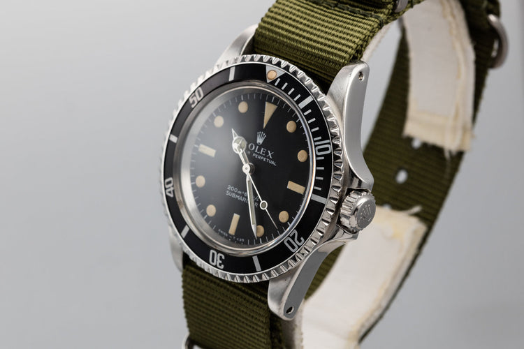 1967 Rolex Submariner 5513 with Meters First Dial