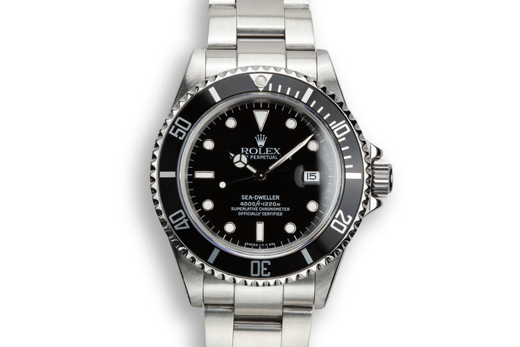 1997 Rolex Sea-Dweller 16600 with Box, Papers, Service Papers, and Dive Kit