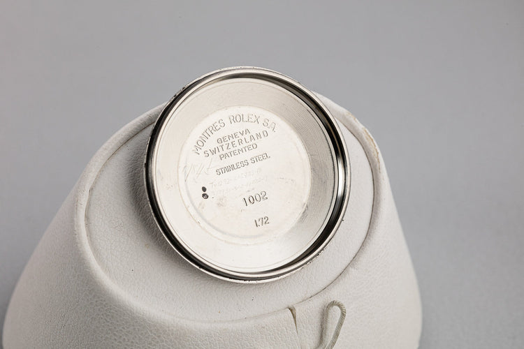 1972 Rolex Oyster Perpetual 1002 with Silver no Lume Dial