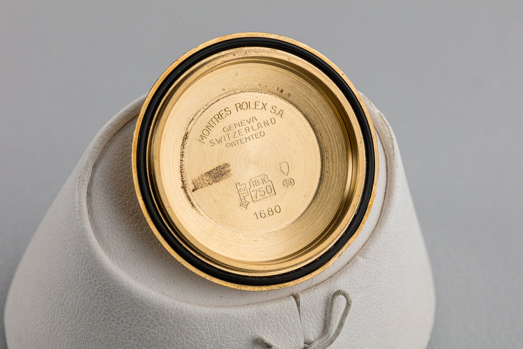 1978 Rolex 18K YG Submariner 1680 Blue Nipple Dial