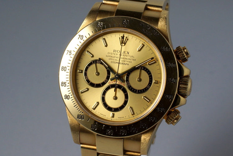 1990 Rolex YG Zenith Daytona 16528