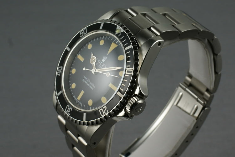 Rolex Submariner Dial 5513 with box and papers