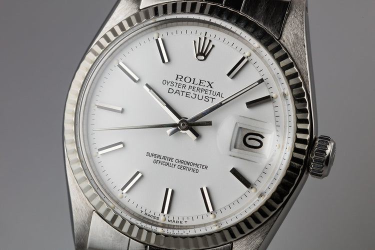1970 Rolex DateJust 1601 with Matte White Dial