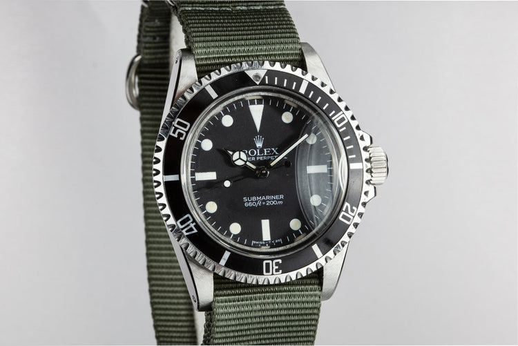 1983 Rolex Submariner 5513 with Mark V Maxi Dial