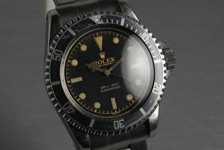 1962 Rolex Submariner 5513 PCG with Mark 1 Gilt Chapter Ring Dial