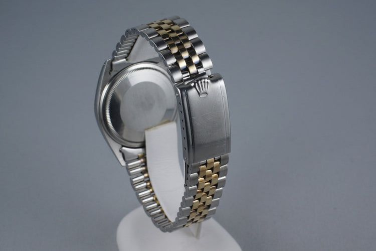 1971 Rolex Two Tone DateJust 1601 Blue Textured Dial