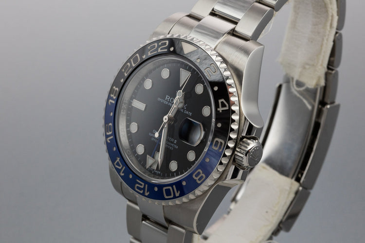 2014 Rolex GMT-Master II 116710 BLNR with Box and Papers