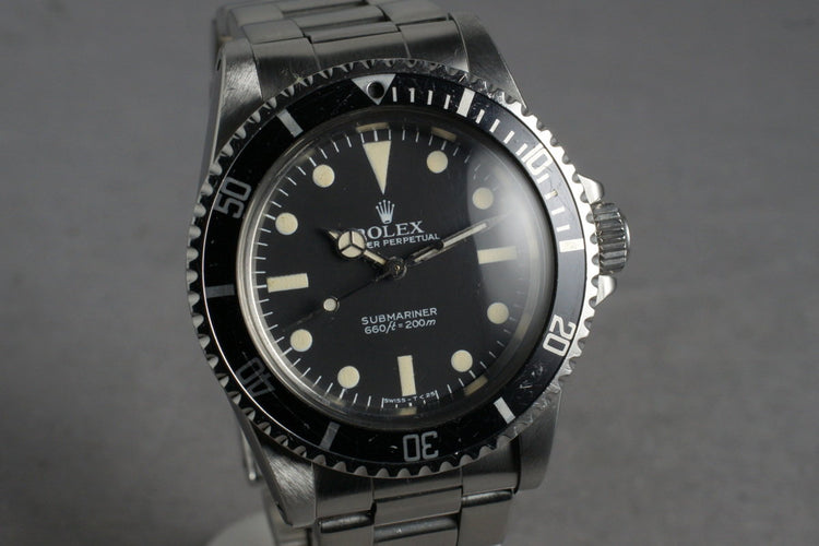 1984 Rolex Submariner 5513 Maxi Dial