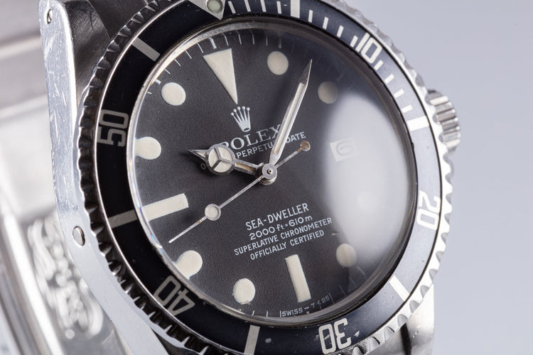1978 Rolex Sea-Dweller 1665 MK I Dial