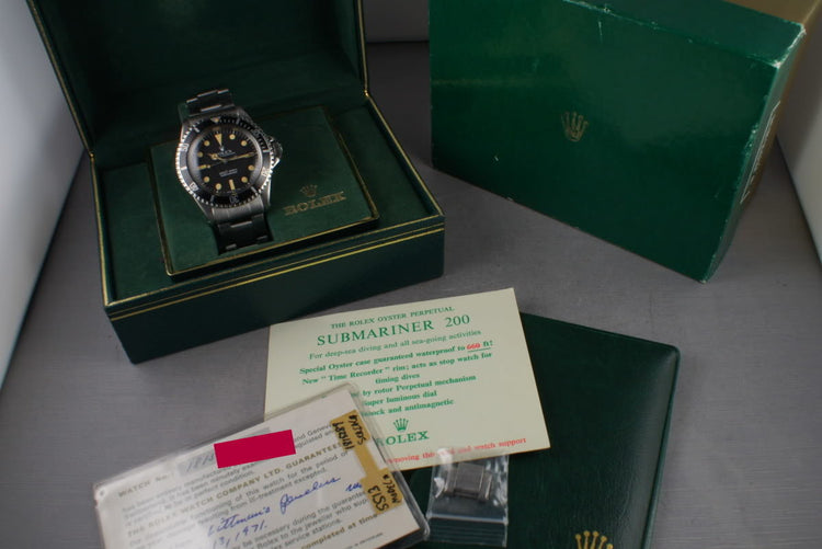 1967 Rolex Submariner 5513 with Box and Papers