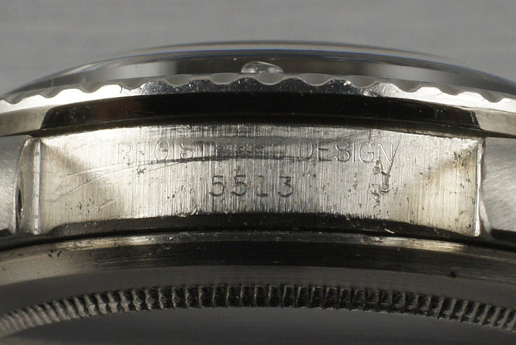 1970 Rolex Submariner 5513 Serif Dial