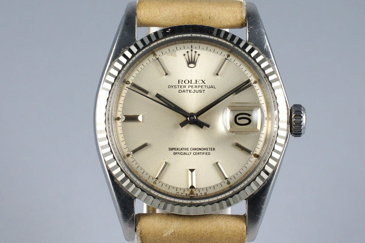 1972 Rolex Datejust 1601 Silver Sigma Dial