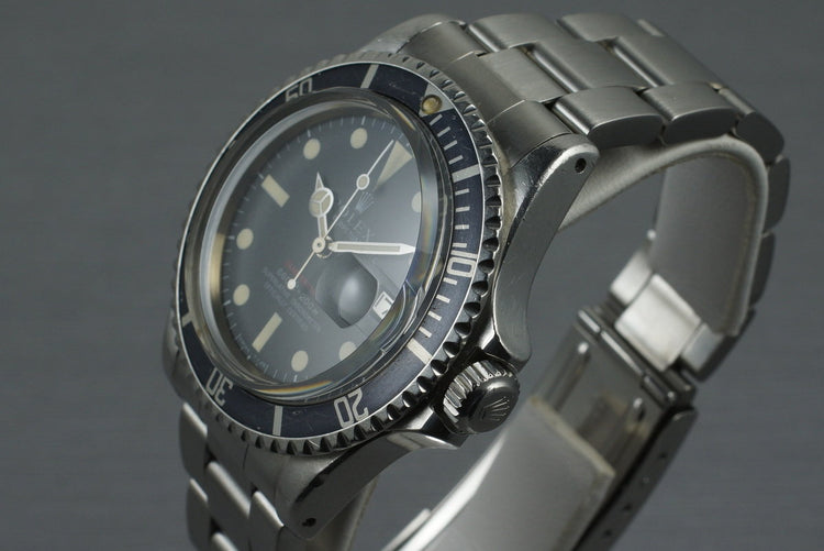 1970 Rolex RED Submariner 1680 with Mark 4 Dial