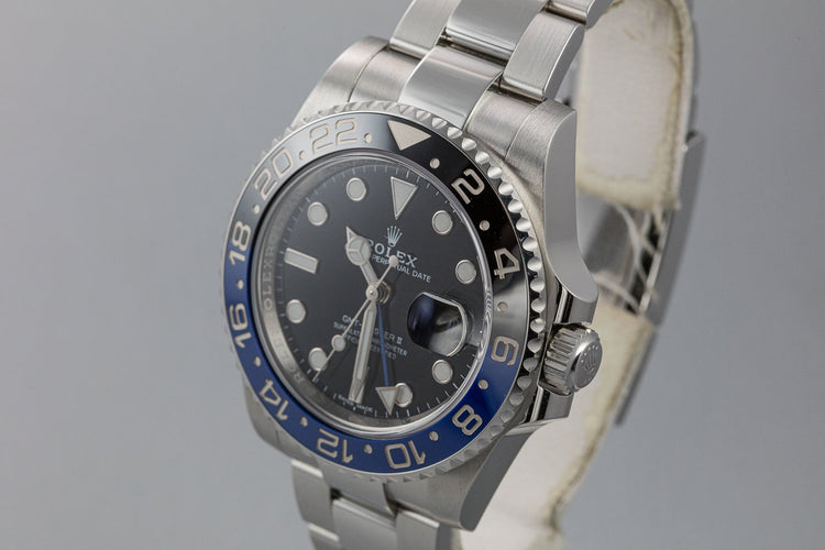 2018 Rolex GMT-Master II 116710BLNR "Batman" with Box and Papers