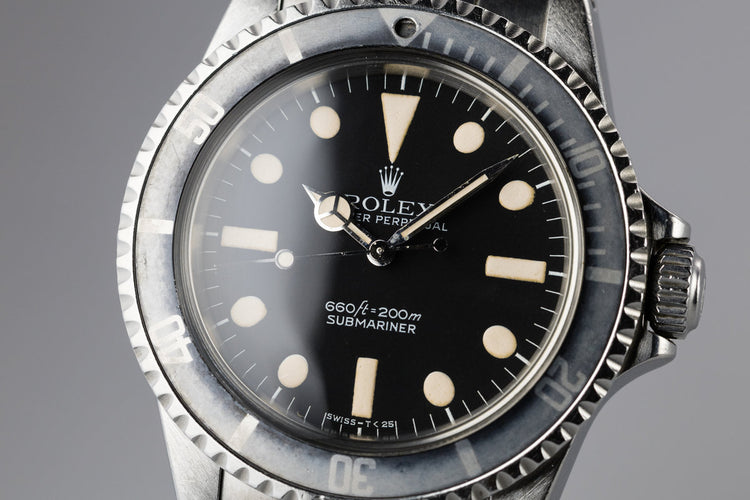1977 Rolex Submariner 5513 with MK I Maxi Dial