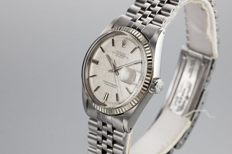 1970 Rolex DateJust 1601 Linen Dial