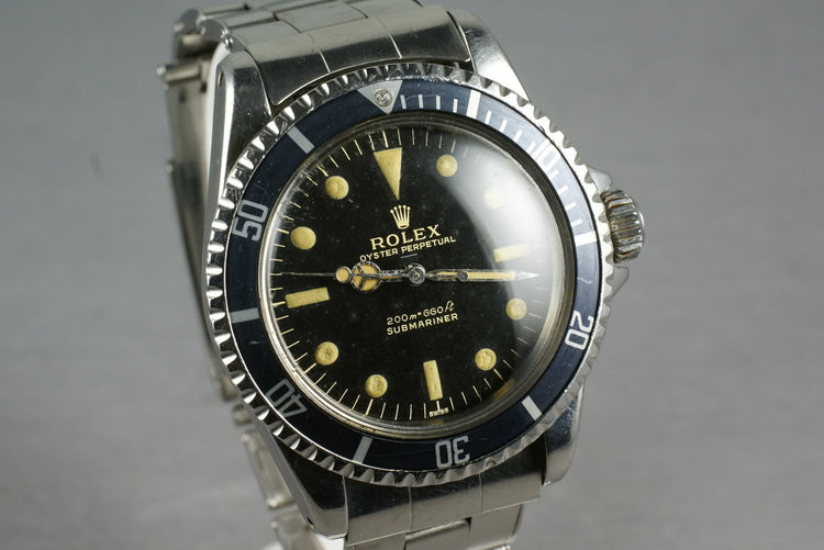 Rolex Submariner 5513 PCG with Underline _ Dial