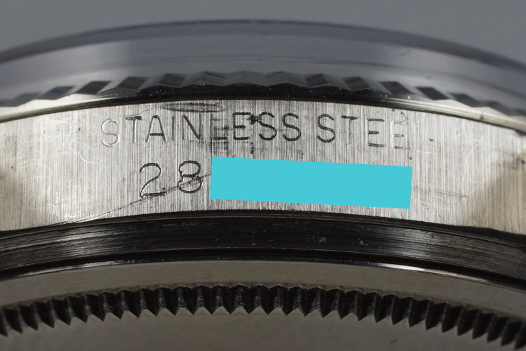 1971 Rolex DateJust 1601 Non-Luminous Blue Dial