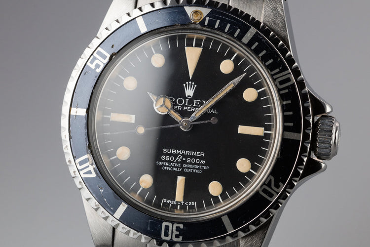 1964 Rolex Submariner 5512 with Newer Serif Dial