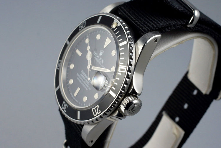 1981 Rolex Submariner 16800 Tritium Service Dial