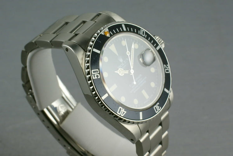Rolex Submariner 16800 Matte Dial