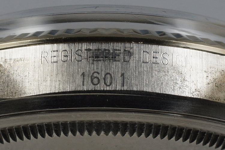 1972 Rolex Datejust 1601 Silver Dial