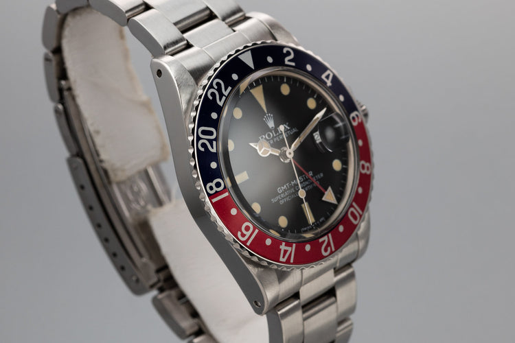 1981 Rolex GMT-Master 16750 "Pepsi" with Box and Papers