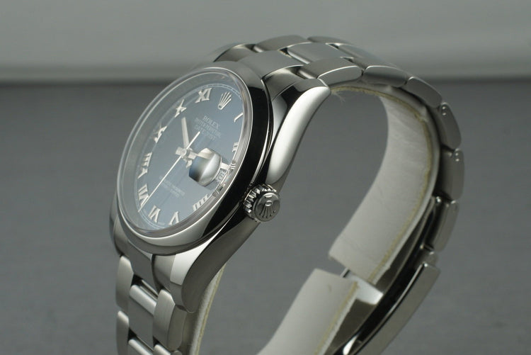 2012 Rolex Blue Roman Datejust 116200