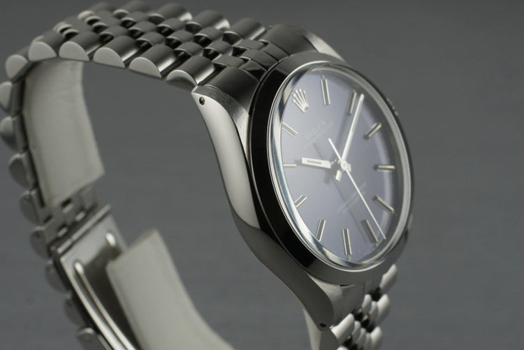 1988 Rolex Oyster Perpetual Blue Dial 1002 with RSC Papers