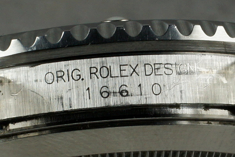 2001 Rolex Submariner 16610 with Box and Papers