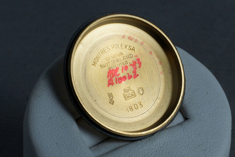 1971 Rolex 18K YG President1807 with Bark and Morellis Finish