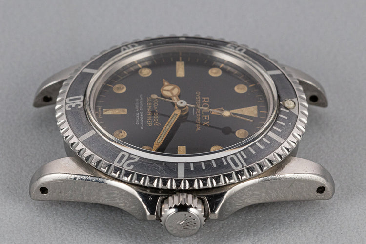 1963 Rolex Pointed Crown Guard Submariner 5512 with Gilt 4 Line Underline Dial