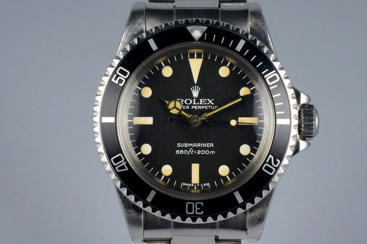 1979 Rolex Submariner 5513 Mark II Maxi Dial