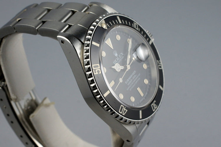 1989 Rolex Submariner 16610