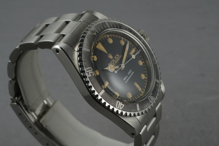1962 Rolex Submariner 5513 PCG with Mark 1 Gilt Chapter Ring Dial