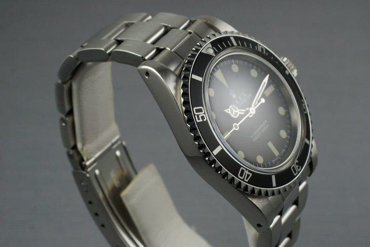 1984 Rolex Submariner 5513 Maxi Dial