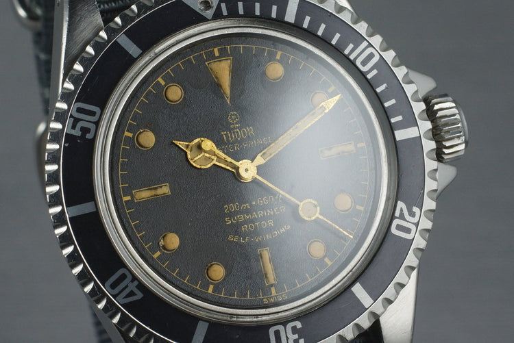 1963 Tudor Submariner 7928 PCG Gilt Chapter Ring Dial
