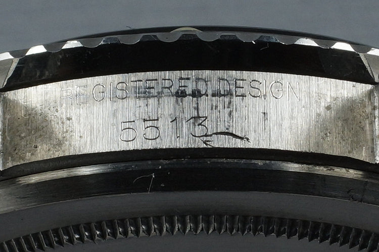 1963 Rolex Submariner 5513 PCG with Gilt UNDERLINE Dial