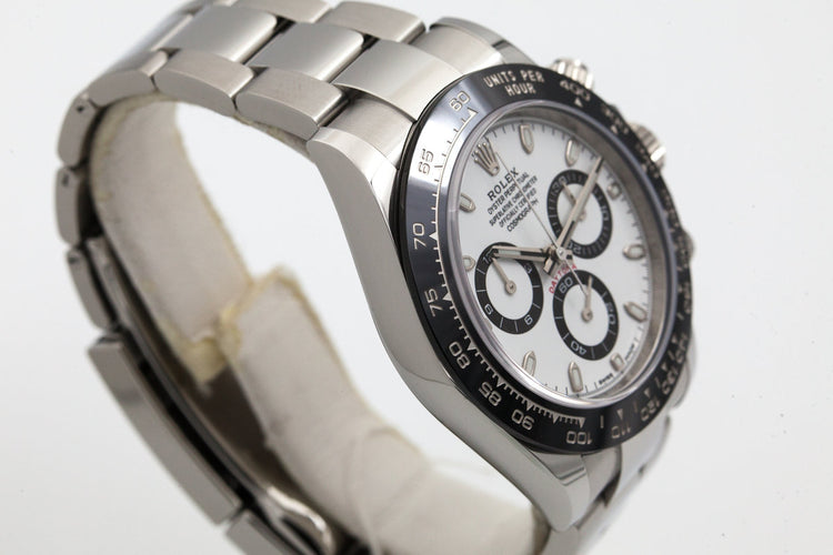 2017 Rolex Ceramic Daytona 116500LN White Dial with Box and Papers