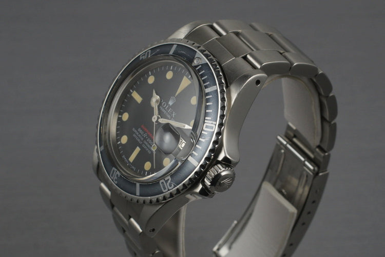 1970 Rolex RED Submariner 1680 Mark 4 Dial with Box and Papers