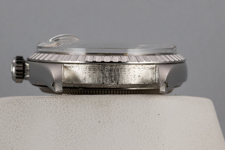 1971 Rolex DateJust 1603 Silver Wide Boy Dial with Double Papers, and Rolex Service Papers