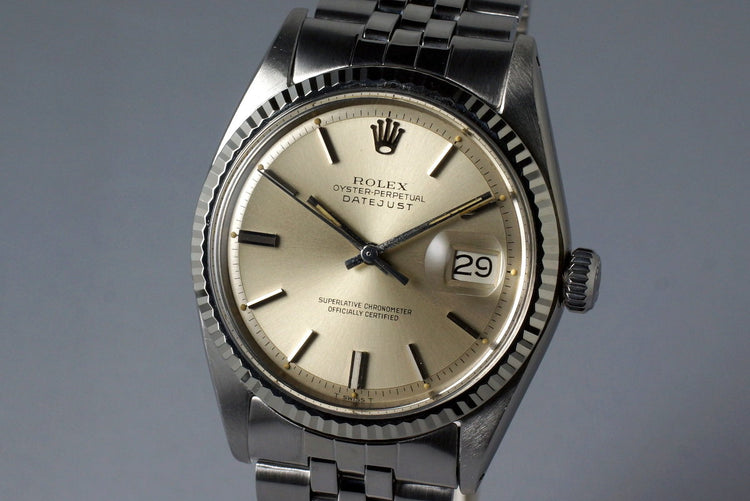 1971 Rolex DateJust 1601 Silver Dial
