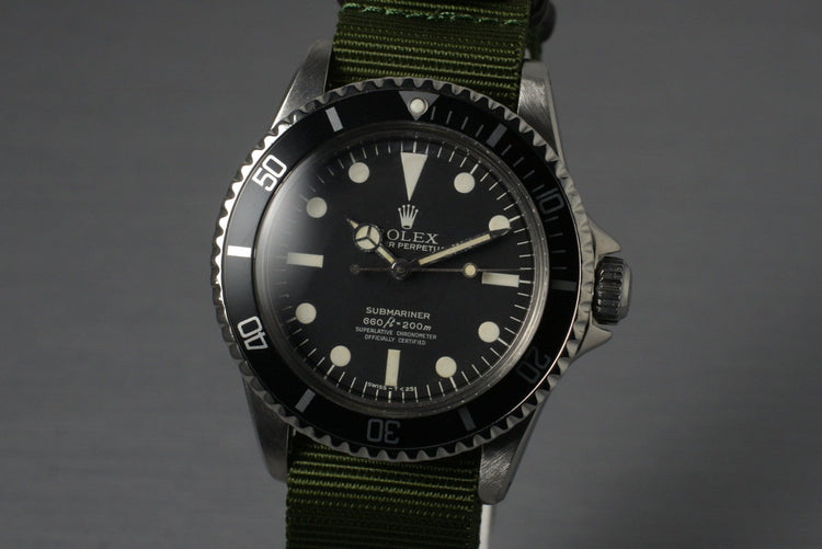 1962 Rolex Submariner 5512 PCG Mark III Maxi Dial